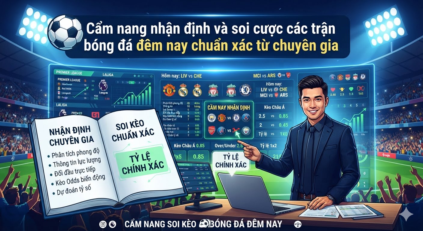 trận bóng đá đêm nay