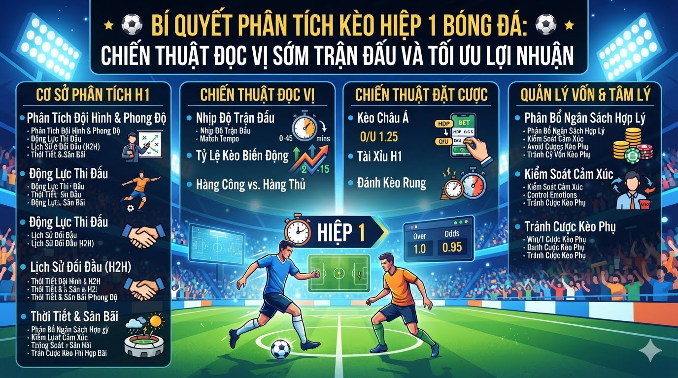 hiệp 1 bóng đá